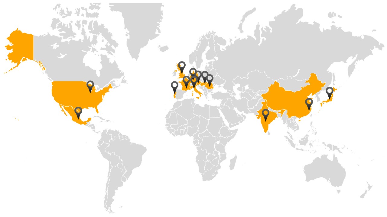 World Wide Locations - Continental Engineering Services